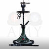 AMY Deluxe - Alu Dervish S 123.02 Zwart| Waterpijp | Shisha | Hookah | Nargile | Aluminium
