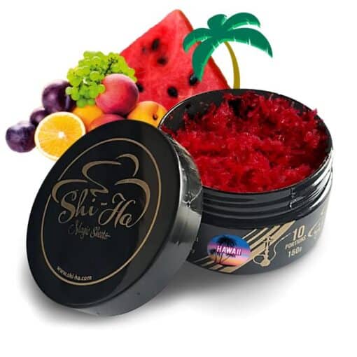 Shi Ha - Hawaii | Waterpijp tabak | Goedkope waterpijp tabak | Hookah tabak | Shisha smaak | Shisha Tabak Goedkoopste shisha smaak | Nicotine vrij tabak | Adalya | Al Fakher | Fumari | 150 gram en kilo