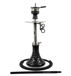 AMY Deluxe Waterpijp shisha - 116.02 Nikkel Zwart