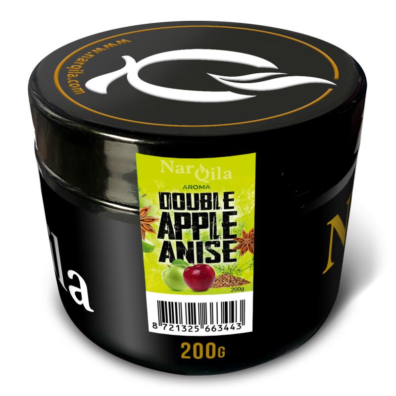 NarQila - Double Apple Anise 200 gram waterpijp smaak